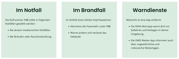 Wichtige Infos Bereich wichtige Infos der Startseite von feuerwehr.gutach.de